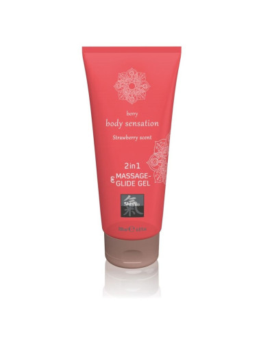 SHIATSU Massage & Glide Gel 2in1 Strawb acquista online su Porky's Store
