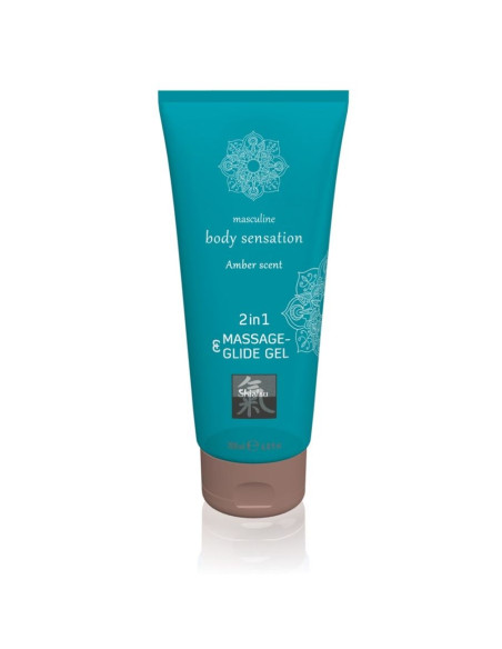 SHIATSU Massage & Glide Gel 2in1 Amber acquista online su Porky's Store