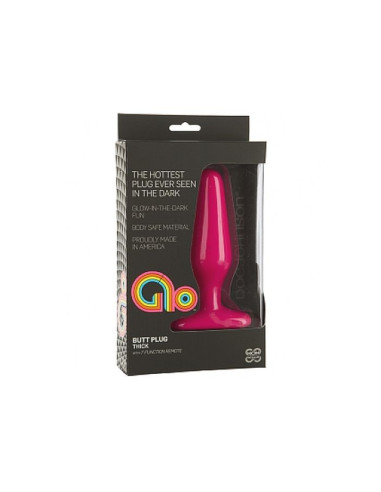 Vibrating Anal Plug - Thick - Pink acquista online su Porky's Store