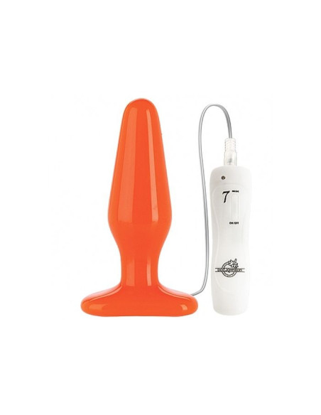 Vibrating Anal Plug - Thick - Orange acquista online su Porky's Store