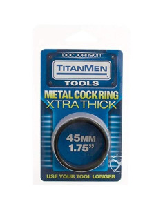 TITANMEN METAL RING XTRA 45 MM BLACK