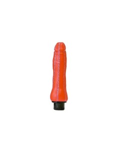 Wilhelm Latex Vibrator - Orange 2