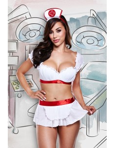CHEEKY NURSE SET WHITE