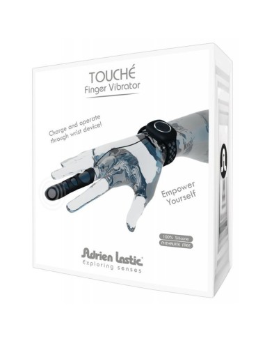 Touché L - Grey-Black - Finger Vibrator
