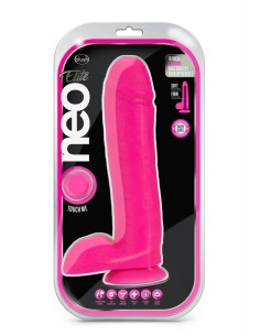 NEO ELITE 10INCH COCK WITH BALLS NEON PI
