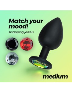 CAMILEO PLUG ANALE MEDIO CON 4 GIOIELLI