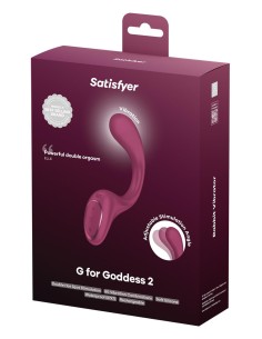SATISFYER G FOR GODDESS 2 WINE RED