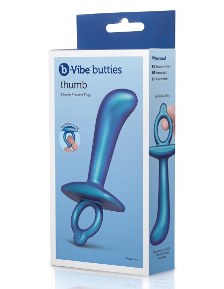 B-VIBE THUMB SILICONE PROSTATE PLUG