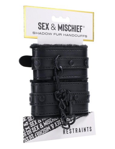 SPORTSHEETS SHADOW FUR HANDCUFFS