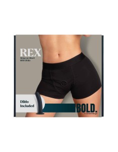 BOLD. REX STRAP-ON SHORT WITH DILDO