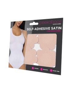 PEEKABOOS SELF ADHESIVE SATIN NIPPLE COV