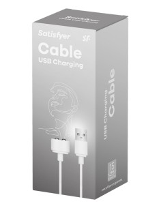 SATISFYER USB CHARGING CABLE WHITE