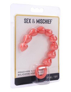PEACHES 'N CREAME SILICONE ANAL BEADS