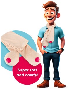 Scarf with two boobs