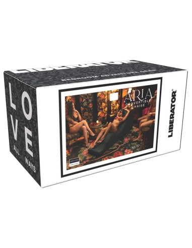 Aria Flip Chaise Black 22"