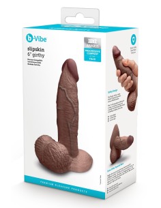 SLIPSKIN REALISTIC SILICONE DILDO 6 INCH