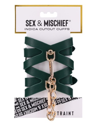 SPORTSHEETS INDICA CUTOUT CUFFS