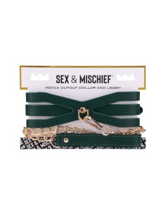 SPORTSHEETS INDICA CUTOUT COLLAR AND LEA