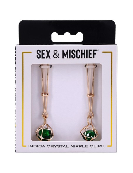 SPORTSHEETS INDICA CRYSTAL NIPPLE CLIPS