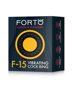 FORTO F-15 VIBRATING COCKRING BLACK