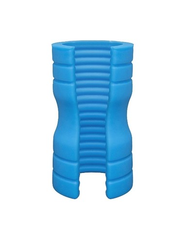 Truskyn - The Tru Stroke - Ribbed - Blue