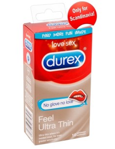 Durex Feel Ultra Thin 10 acquista online su Porky's Store 2