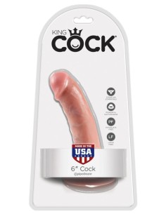 King Cock 6 inch Flesh