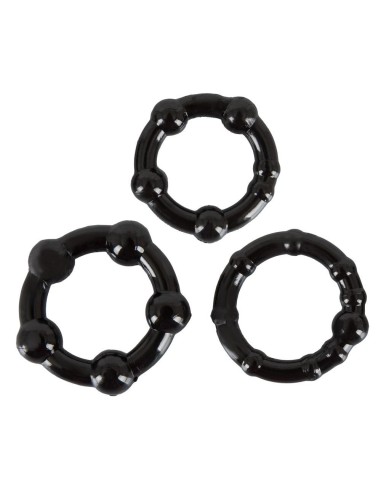 Cock Rings Set "Get Hard" schw