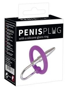 Penis Plug+Silicone Glans Ring