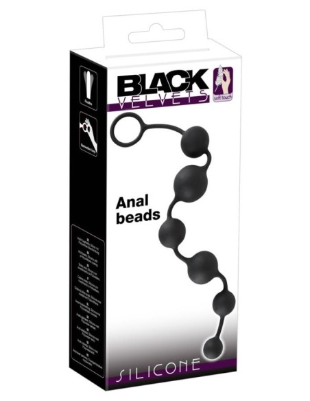 Black Velvets Anal Beads