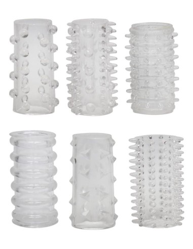 Red Roses Penis Sleeves 6 pcs