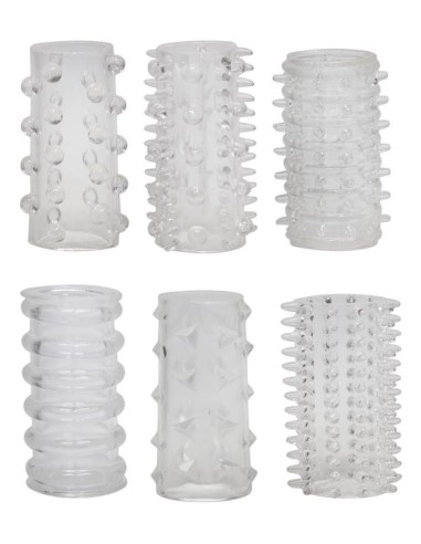 Red Roses Penis Sleeves 6 pcs