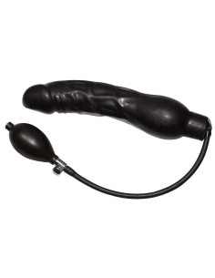 Infl. Dildo Black Latex Balloo 2