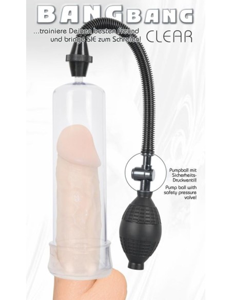 Bang Bang Penis Pump clear