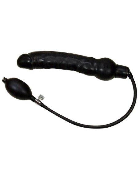Blow me up Latex Dildo black