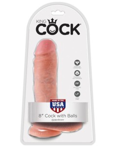King Cock 8 inch Cock Balls Fl