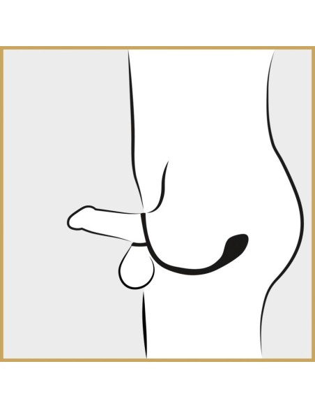 Black Velvets Cock + Ball ring