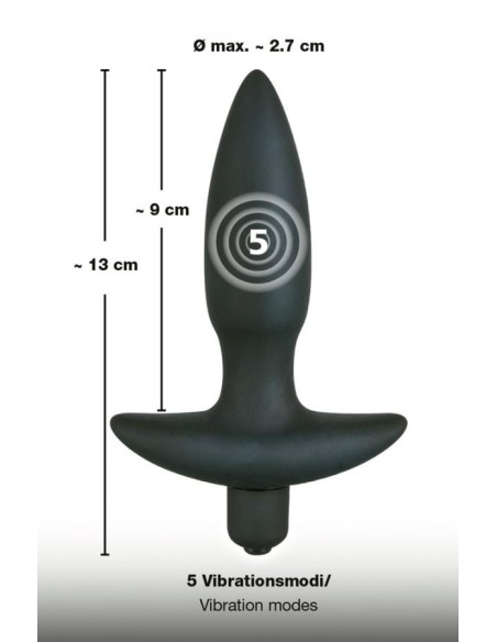 Black Velvets Vibr. Small Plug