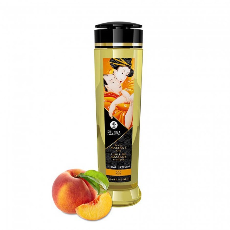 EROTIC MASSAGE OIL - STIMULATION / PEACH acquista online su Porky's Store