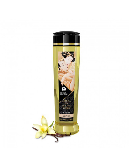 EROTIC MASSAGE OIL - DESIRE / VANILLA acquista online su Porky's Store