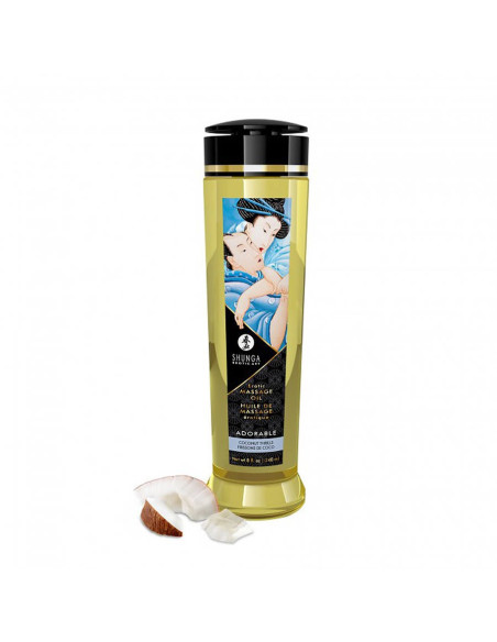 EROTIC MASSAGE OIL - ADORABLE / COCONUT acquista online su Porky's Store