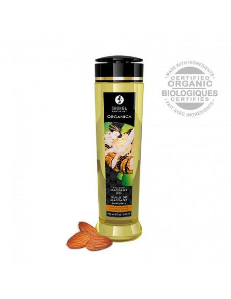 NATURAL MASSAGE OIL - ORGANICA / ALMONDS acquista online su Porky's Store