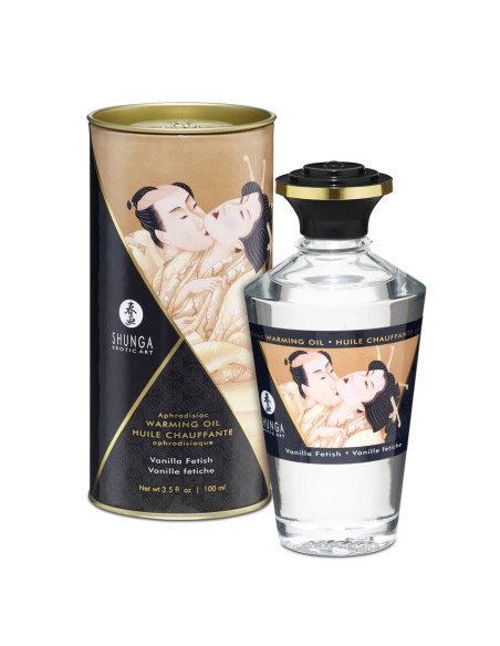 Aphrodisiac Heating Oil - Vanille Fetish acquista online su Porky's Store