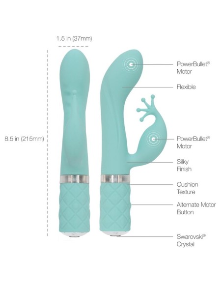 Pillow Talk Kinky teal